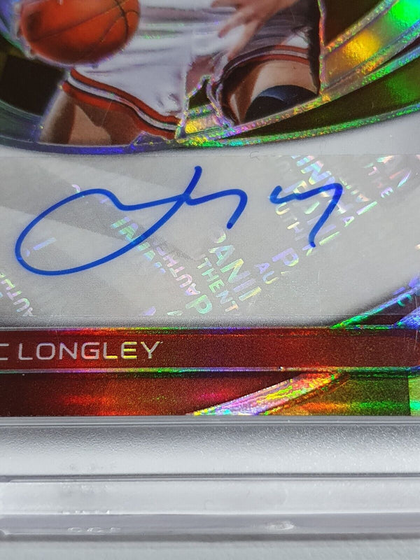 2021 Panini Spectra Luc Longley AUTO GOLD /10 Holo Icons Autographs - Rare