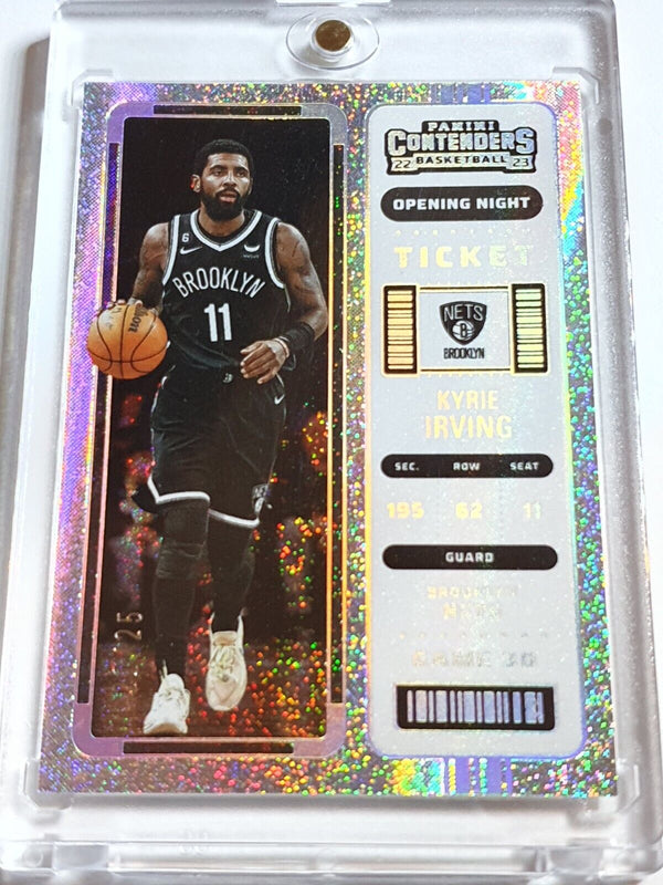 2022 Panini Contenders Kyrie Irving #5 OPENING NIGHT /25 FOTL HOLO - Rare