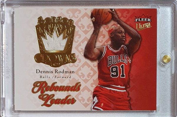 2007 Fleer Ultra Dennis Rodman #PATCH Game Worn Jersey - Ready to Grade