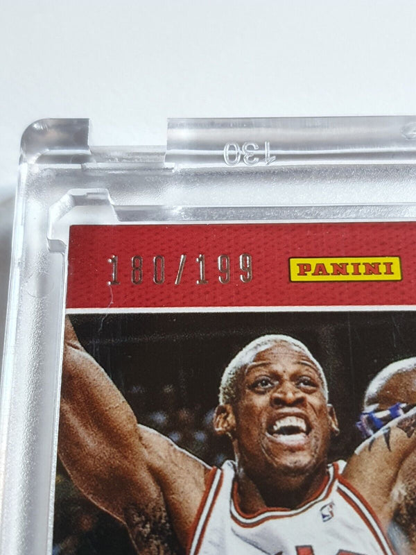 2012 Panini Limited Dennis Rodman #PATCH /199 Game Worn Jersey - Rare