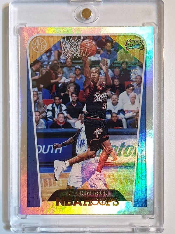 2018 NBA Hoops Allen Iverson #300 ARTIST PROOF /25 HOLO - Ready to Grade