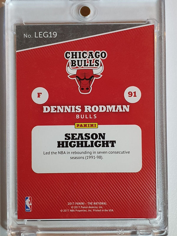 2017 Panini National Dennis Rodman #LEG19 HOLO /299 - Ready to Grade