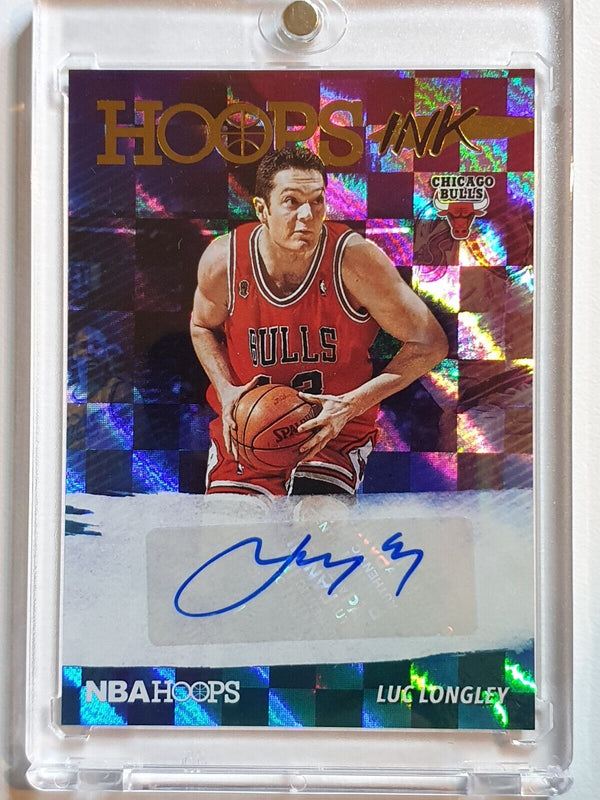 2019 Panini NBA Hoops Luc Longley AUTO Hoops Ink Autograph - Rare