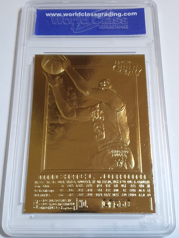 1996 Skybox EX-2000 Gold Michael Jordan PRIZM HOLO REFRACTOR - Gem Mint 10