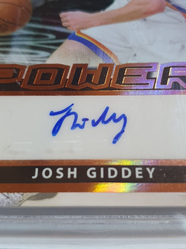 2021 Leaf Pro Set Power Josh Giddey Rookie AUTO BRONZE Holo - BGS 9 (POP 1)