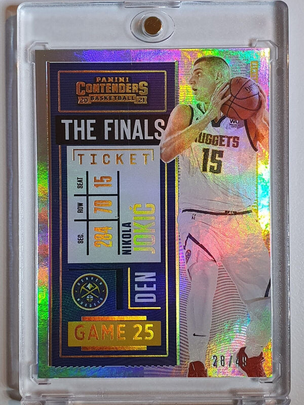 2020 Panini Contenders Nikola Jokic #96 THE FINALS /49 Holo - Ready to Grade