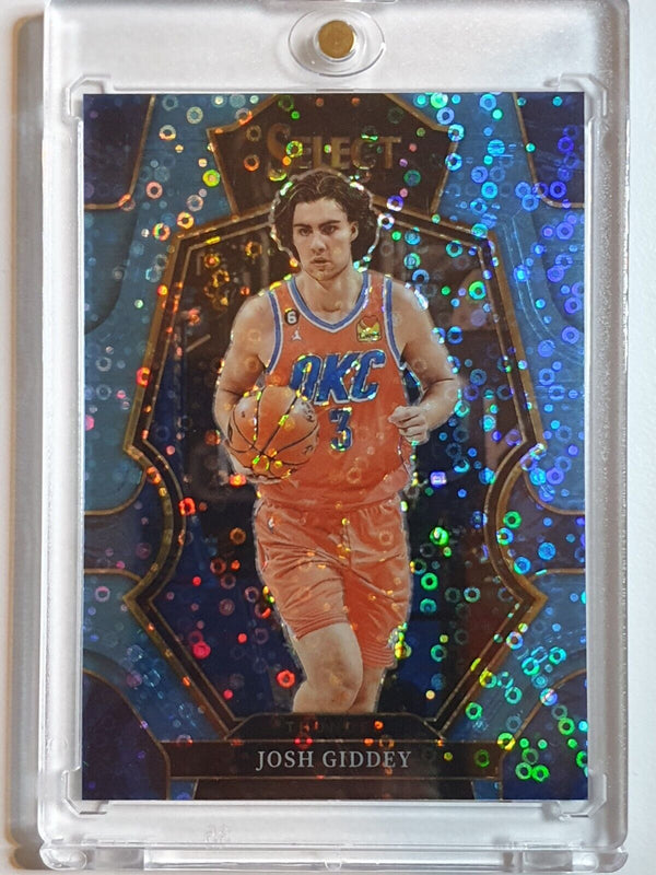 2022 Select Josh Giddey #160 LIGHT BLUE DISCO Holo /99 Premier Level - Rare