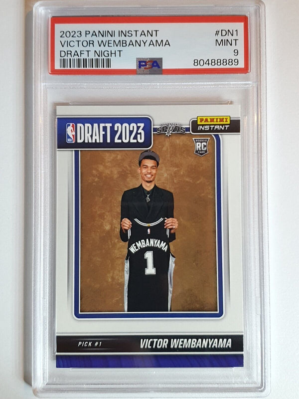 2023 Panini Instant Victor Wembanyama Rookie #DN1 /31324 RC - PSA 9 (LOW POP)