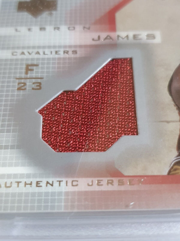 2003 Upper Deck Finite Lebron James Rookie #PATCH Worn Jersey RC - PSA 9