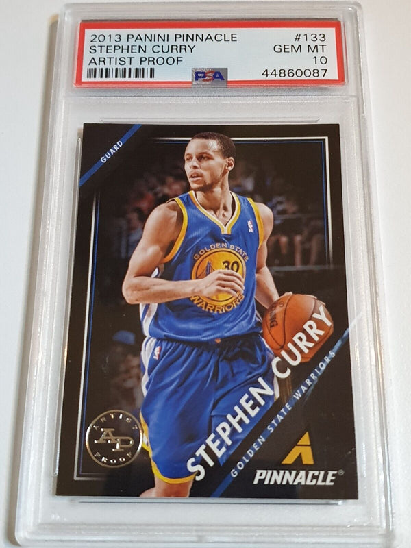 2013 Panini Pinnacle Stephen Curry #133 ARTIST PROOF - PSA 10 (POP 2)