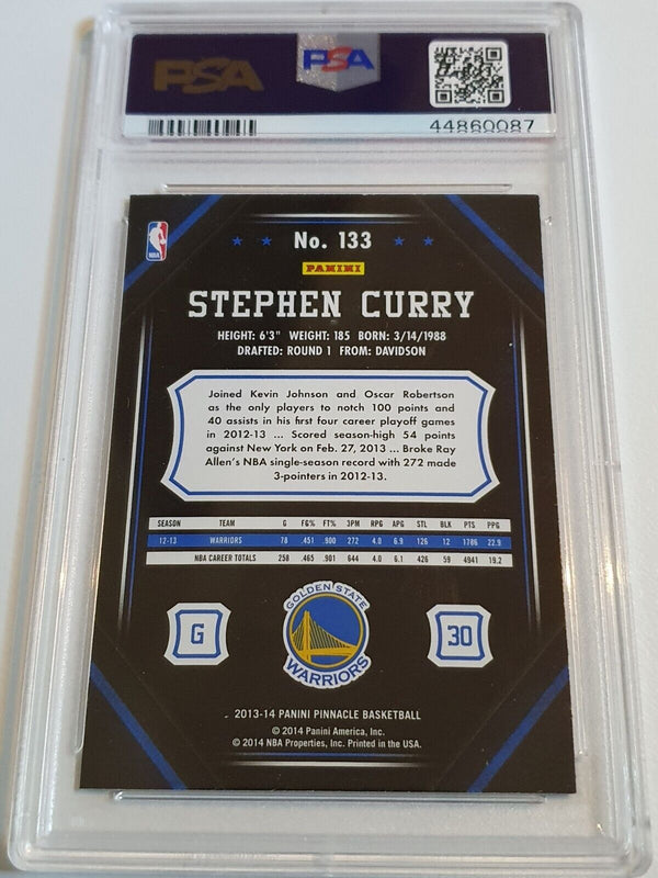 2013 Panini Pinnacle Stephen Curry #133 ARTIST PROOF - PSA 10 (POP 2)