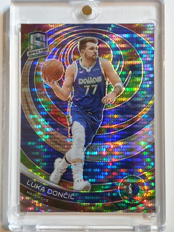 2022 Panini Spectra Luka Doncic #92 CELESTIAL /149 Holo - Ready to Grade