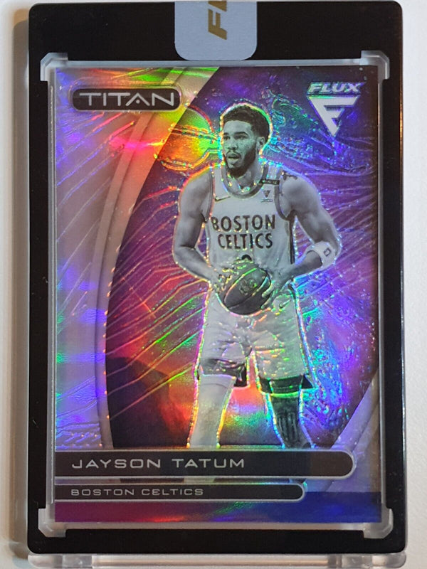 2020 Flux Jayson Tatum #6 TITAN SILVER HOLO Uncirculated - Panini Sealed