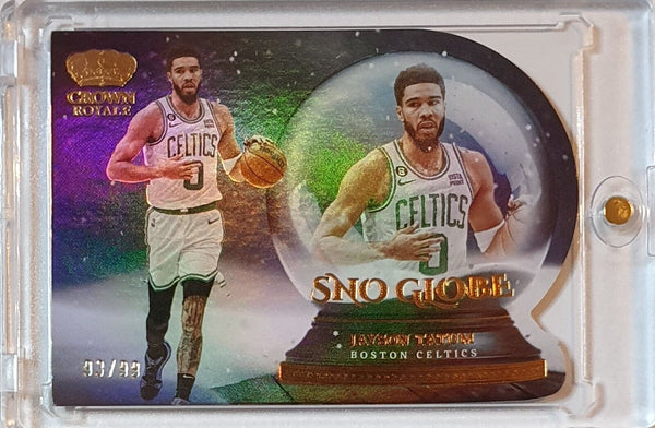 2022 Panini Crown Royale Jayson Tatum #1 BRONZE /99 Sno Globe - Rare