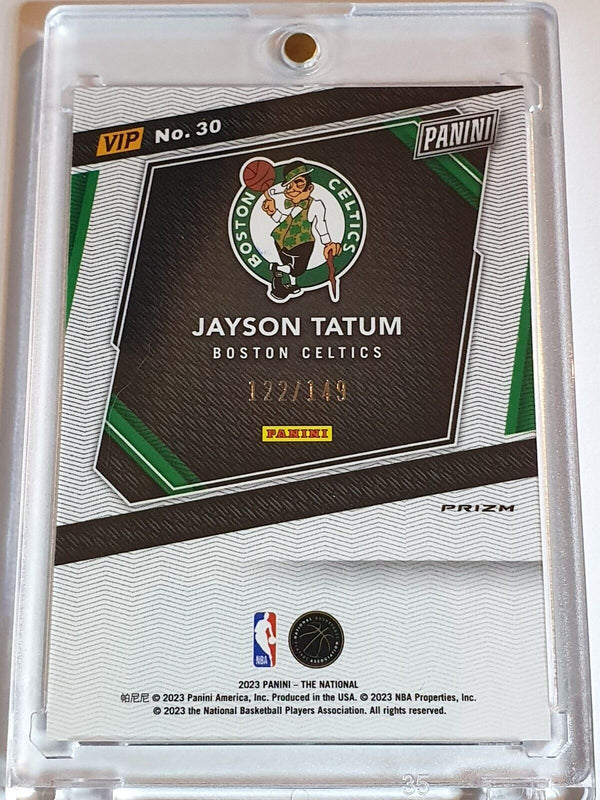 2023 Panini The National VIP Jayson Tatum #30 BLUE ICE /149 Holo - Rare