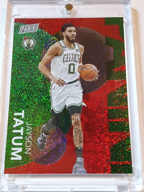 2023 Panini The National Jayson Tatum #41 RED /99 Holo - Ready to Grade