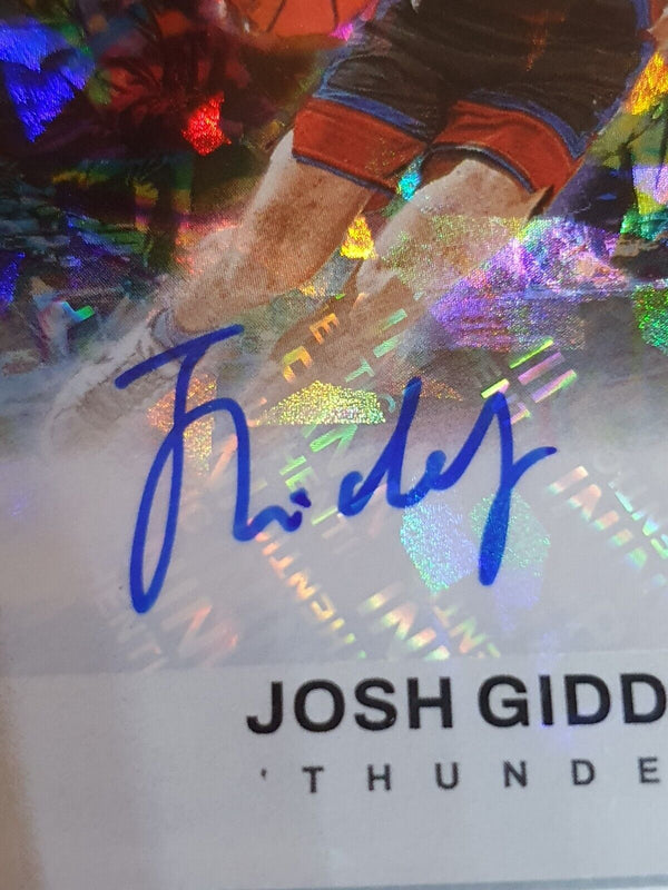 2022 Panini Photogenic Josh Giddey AUTO DIAMOND /75 Solarise Signatures - Rare