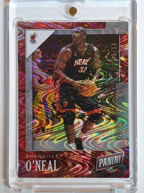 2019 Panini Shaquille O'Neal #28 SWIRLORAMA /50 Holo Black Friday - Rare