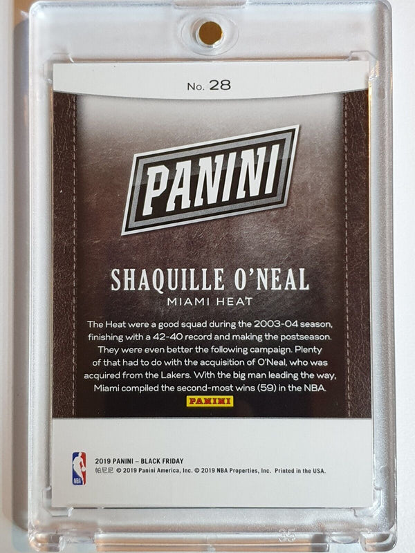 2019 Panini Shaquille O'Neal #28 SWIRLORAMA /50 Holo Black Friday - Rare