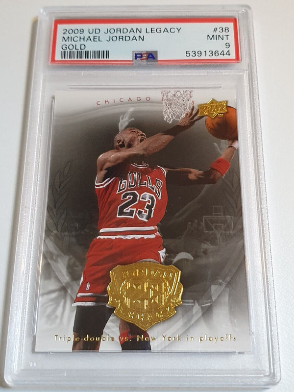 2009 Upper Deck Jordan Legacy Michael Jordan #38 GOLD - PSA 9 (POP 11)