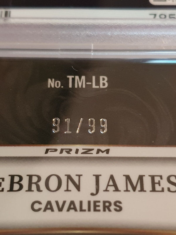 2022 Select LeBron James #PATCH PURPLE /99 Game Worn Jersey - PSA 9 (POP 2)