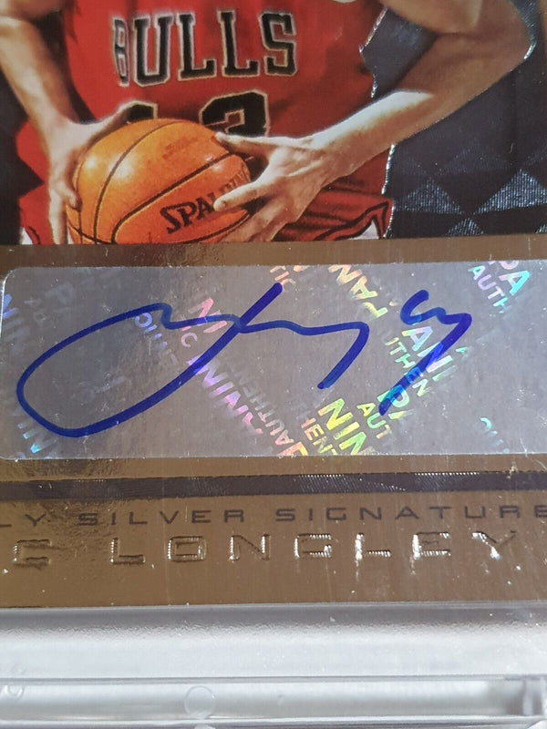 2013 Panini Totally Certified Luc Longley #229 SILVER Signatures - Very Rare