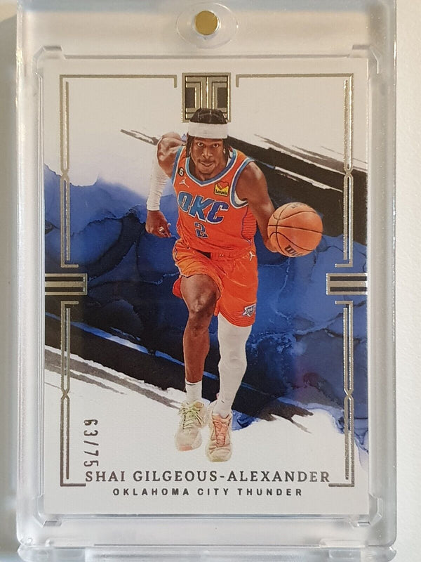 2022 Panini Impeccable Shai Gilgeous-Alexander #22 SILVER /75 Foil - Rare