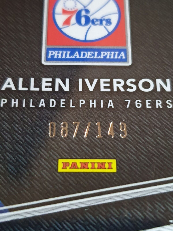 2023 Panini The National VIP Allen Iverson #28 BLUE ICE /149 Holo - Rare