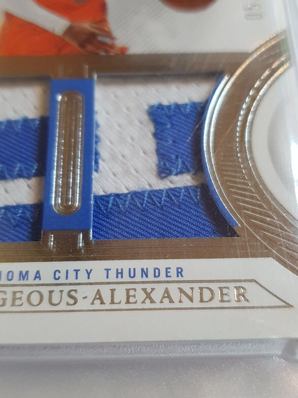 2021 Flawless Shai Gilgeous-Alexander #PATCH /20 Dual Jersey - PSA 9 (POP 2)
