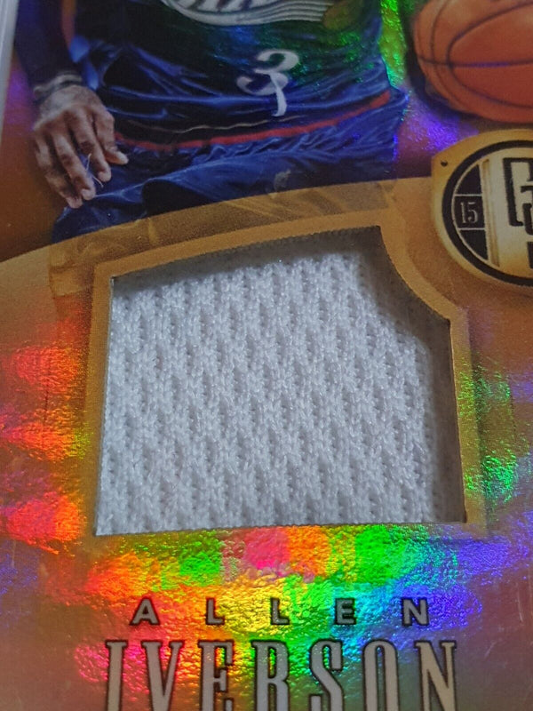 2015 Gold Standard Allen Iverson Julius Erving #PATCH /25 Game Worn Dual Jerseys