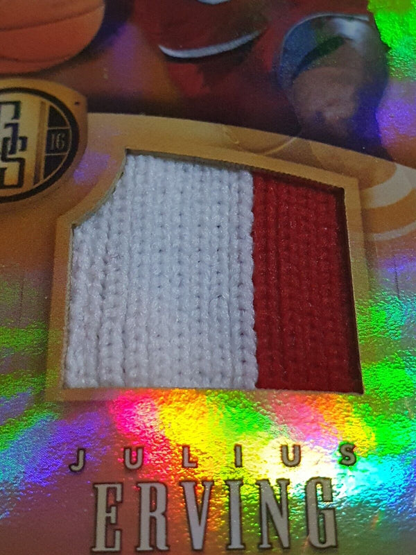2015 Gold Standard Allen Iverson Julius Erving #PATCH /25 Game Worn Dual Jerseys
