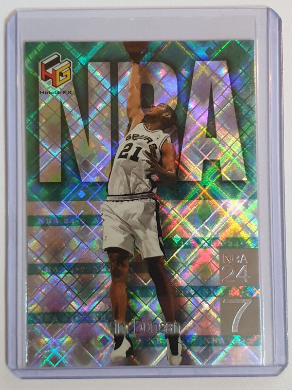 1999 Upper Deck HoloGrFX Tim Duncan #N1 NBA 24/7 - Ready for Grading