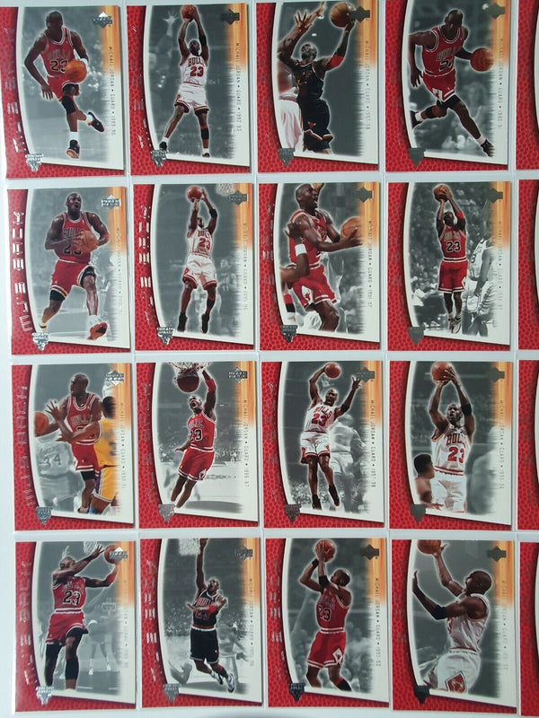 Lot of 36 x 2001 Upper Deck Michael Jordan MJ's Back - Mint