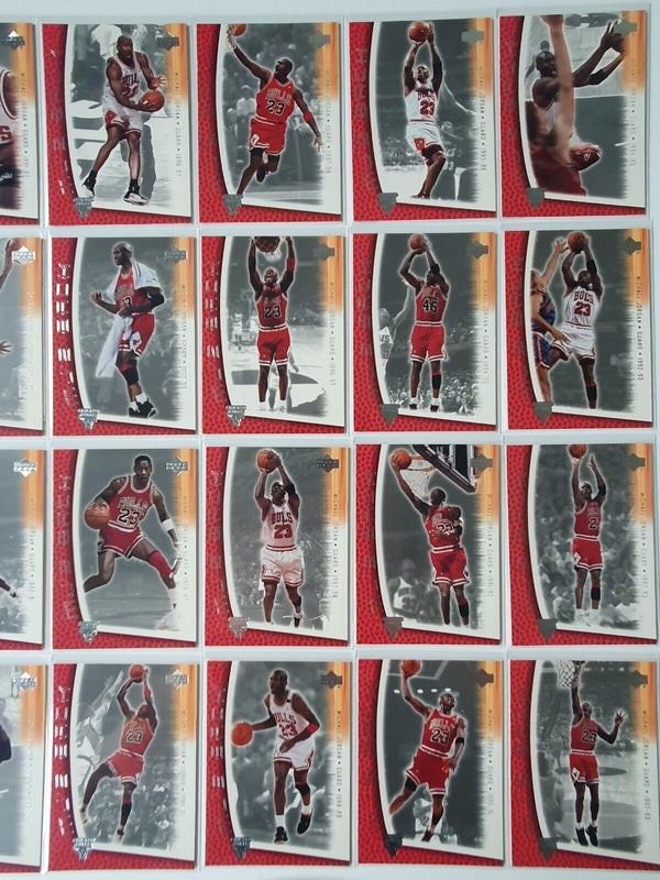 Lot of 36 x 2001 Upper Deck Michael Jordan MJ's Back - Mint