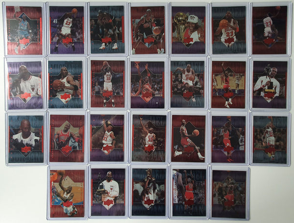 Complete Set of 100 - 1999 Upper Deck Michael Jordan Athlete of the Century