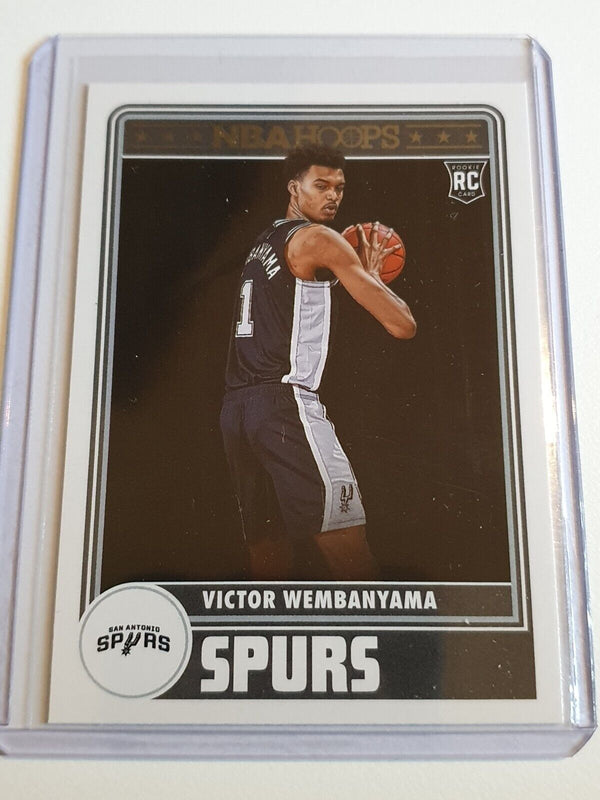 2023 Panini NBA Hoops Victor Wembanyama LOT of 2 Rookie #277 #298 RC - Rare