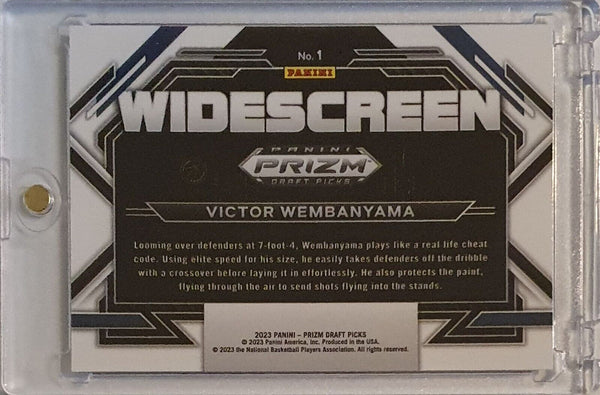 2023 Prizm Draft Picks Victor Wembanyama Rookie #1 Widescreen - Ready to Grade