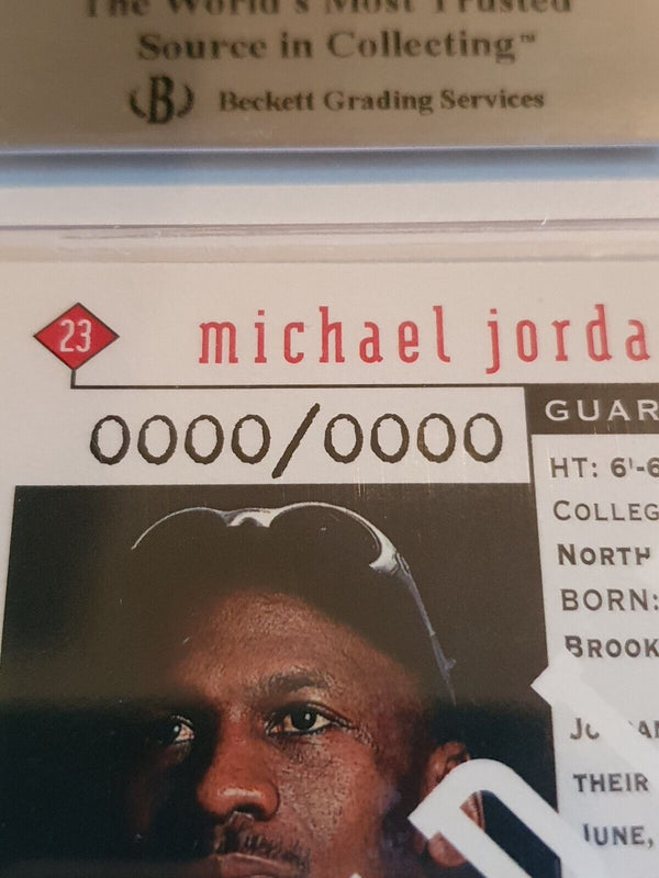 1998 Upper Deck Michael Jordan BLACK DIAMOND #23 SAMPLE - BGS 9 (POP 2)