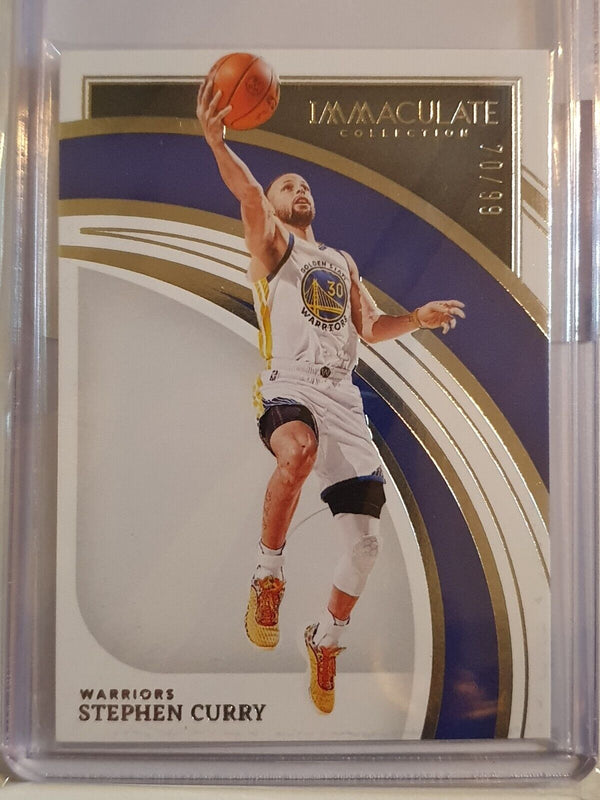 2021 Panini Immaculate Collection Stephen Curry #35 SILVER /99 Edition - Rare