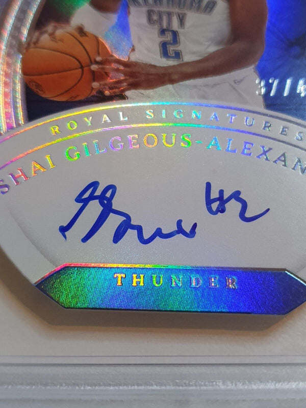 2022 Crown Royale Shai Gilgeous-Alexander AUTO /49 Signature - PSA 10 (POP 1)