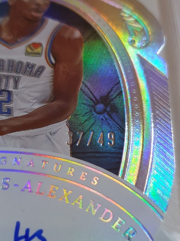 2022 Crown Royale Shai Gilgeous-Alexander AUTO /49 Signature - PSA 10 (POP 1)