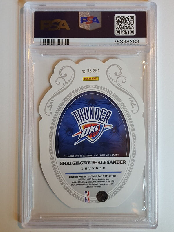 2022 Crown Royale Shai Gilgeous-Alexander AUTO /49 Signature - PSA 10 (POP 1)