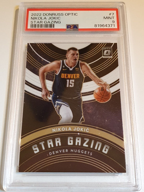 2022 Panini Donruss Optic Nikola Jokic #7 Star Gazing - PSA 9 (POP 2)