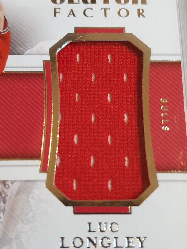 2018 National Treasures Luc Longley #PATCH AUTO /99 Game Worn Jersey - Rare