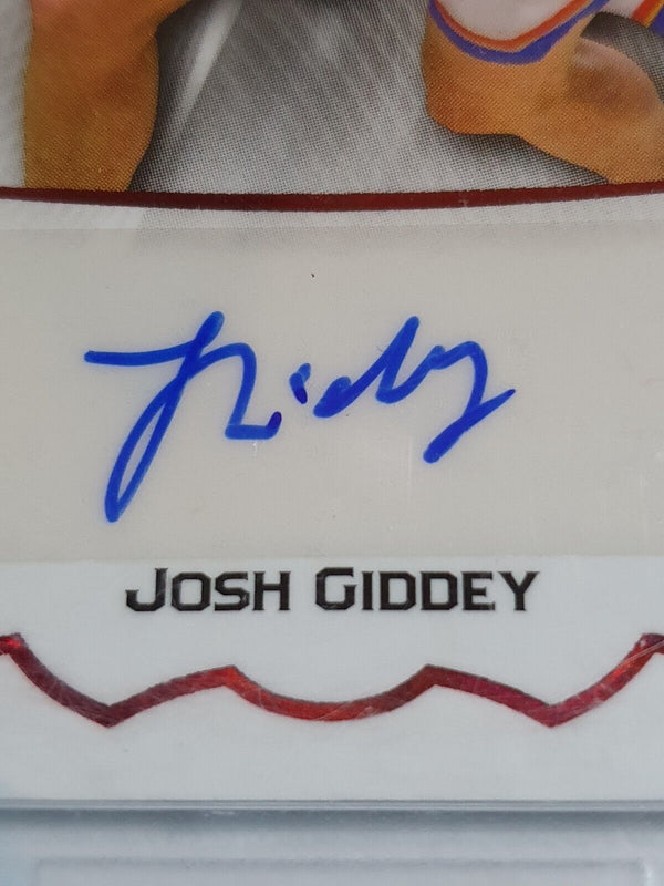 2021 Leaf Memories Josh Giddey Rookie AUTO RED /50 Jersey #XRC - Ready to Grade