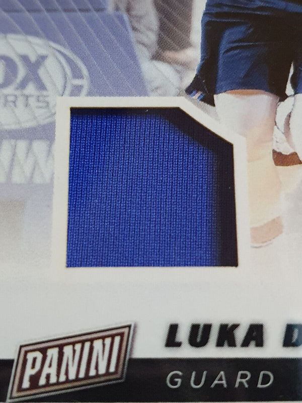 2019 Panini Father's Day Luka Doncic #PATCH 50/50 Game Worn Jersey - Rare