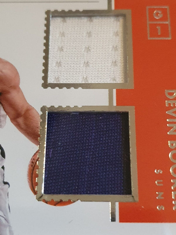 2017 Panini Encased Devin Booker #PATCH /99 Game Worn Dual Jerseys - Rare