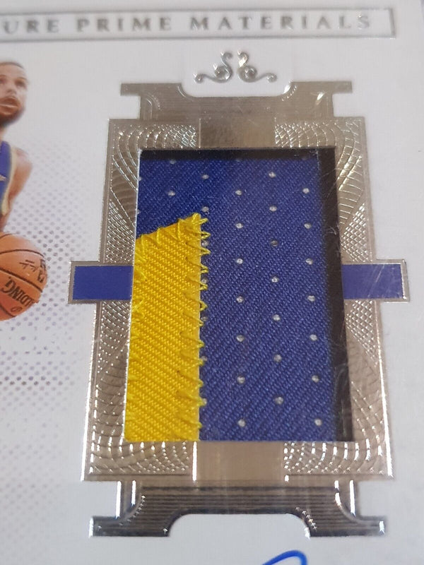 2020 Flawless Stephen Curry #PATCH AUTO PRIME /15 Game Jersey - Panini Sealed