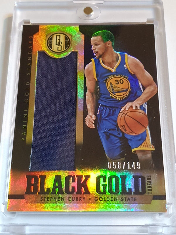 2012 Panini Gold Standard Stephen Curry #PATCH /149 Game Worn Jumbo Jersey