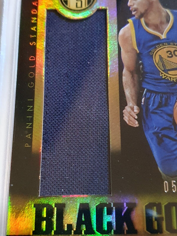 2012 Panini Gold Standard Stephen Curry #PATCH /149 Game Worn Jumbo Jersey